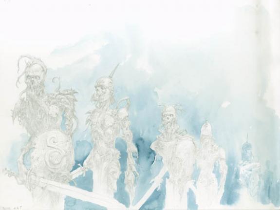 Adrian Smith - Livre f&eacute;erie, Dark fantasy, arm&eacute;e de squelett