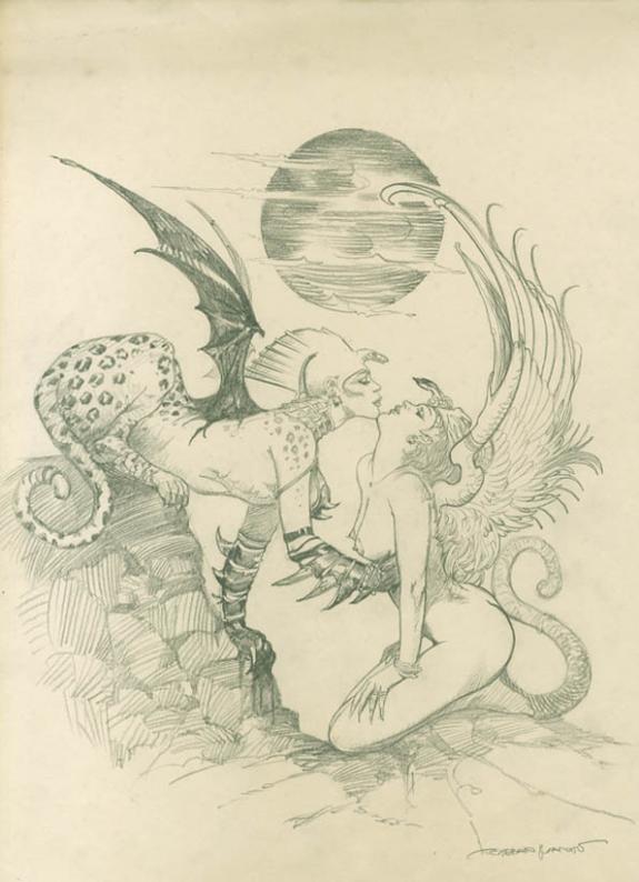 Esteban Maroto - 2 fem sphinx