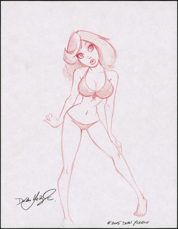 Dean Yeagle - Mandy en maillot de bain en pied