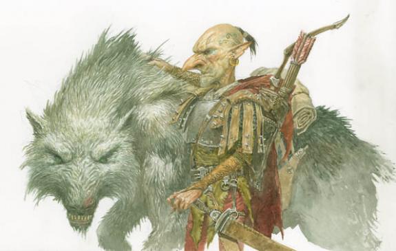 Adrian Smith - Livre f&eacute;erie, Dark fantasy, Orc + loup