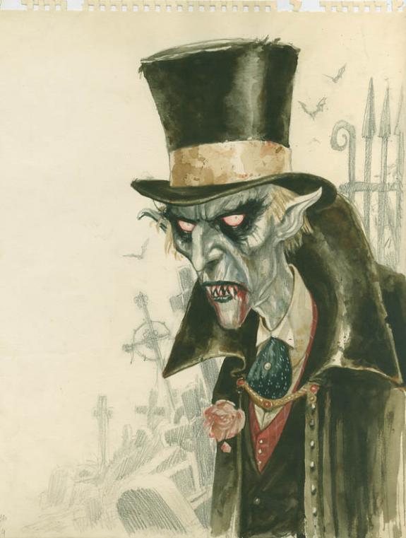 Olivier Ledroit - L'univers féerique, Livre 2, vampire