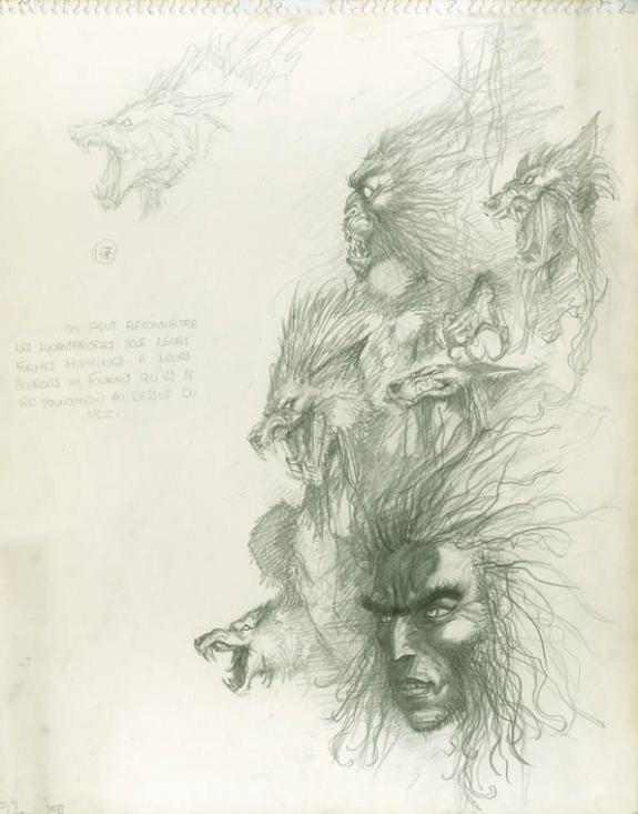 Olivier Ledroit - L'univers f&eacute;erique, Livre 2, loups