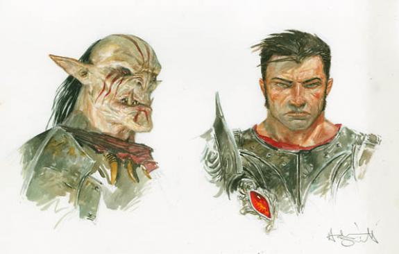 Adrian Smith - Ubisoft, Caracter studies "Might and Magic"