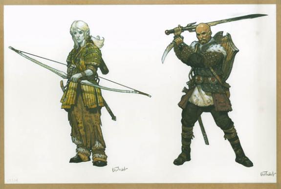 Vincent Dutrait - elfe arc / homme &eacute;p&eacute;e
