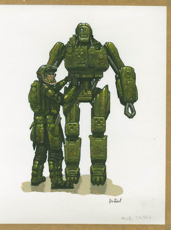 Vincent Dutrait - Starship Troopers, soldat au robot vert