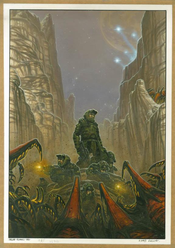 Vincent Dutrait - Starship Troopers, homme contre plong&eacute;e