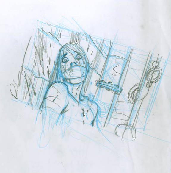 Roger - Jazz Maynard, Home Sweet Home, femme baillonn&eacute;e