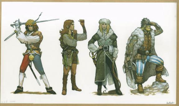 Vincent Dutrait - RPG l'Oeil noir, personnages suite