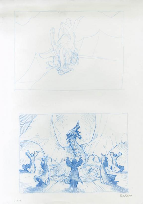 Vincent Dutrait - RPG Dungeons & Dragons, rituel dragon ; id