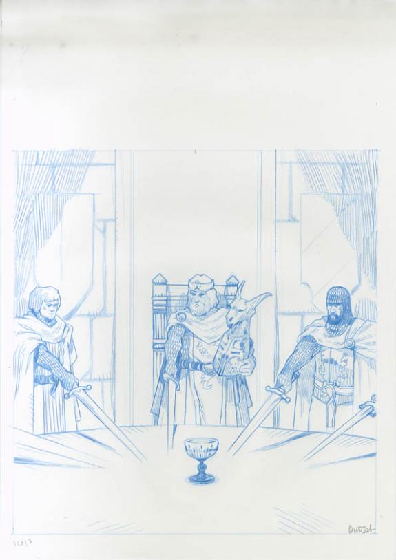 Vincent Dutrait - Le Grimoire de Merlin, table ronde