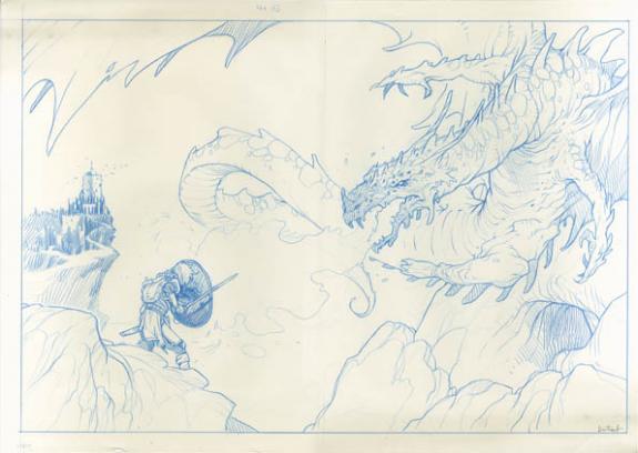 Vincent Dutrait - chevalier VS dragon