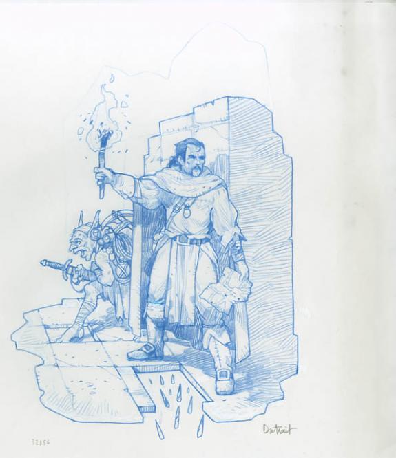 Vincent Dutrait - chevalier pi&egrave;ge &agrave; piques de face