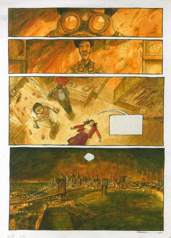Frédéric Pontarolo - James Dieu, Tome 01, p32 + crayonné