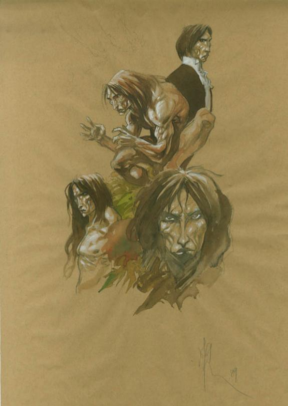 Fabrice Meddour - Dessin de Tarzan, album &agrave; para&icirc;tre 
