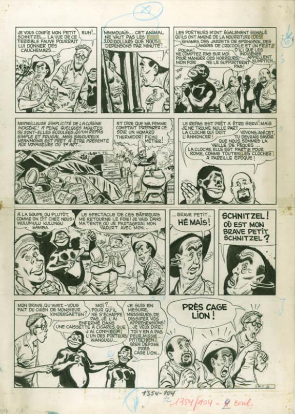 Geldhof Herbert - Le lion de Pâques paru magazine Spirou 135