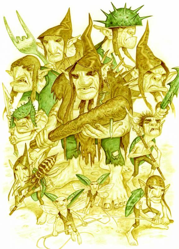 Paul Kidby - Le royaume enchant&eacute;, Goblins