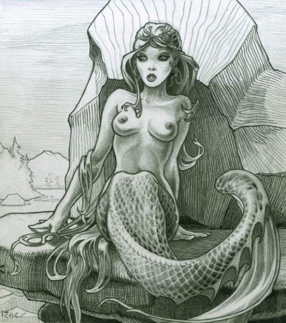 Pascal Izac - Illustration sir&egrave;ne pour Khimaira