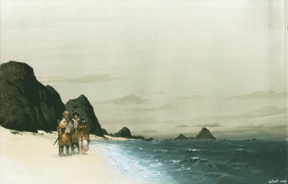 Vincent Dutrait - Le courage de Sacajawea, Sur la plage