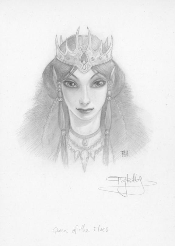 Paul Kidby - Dique Monde: Queen of the Elves