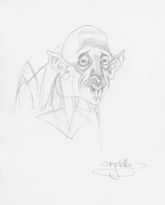 Paul Kidby - Disque Monde: Bob the Vampire