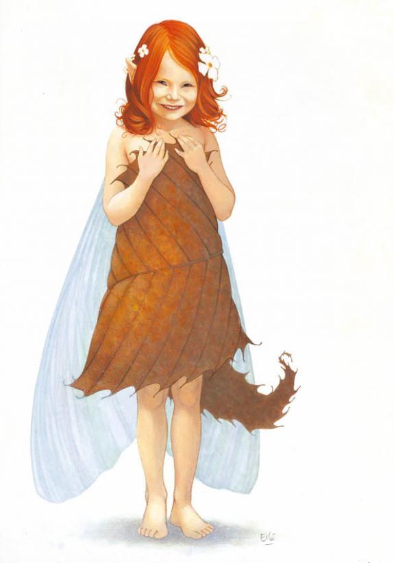 Ferronni&egrave;re - F&eacute;es et D&eacute;esses, Robe en feuille