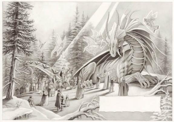 Florence Magnin - Contes aux quatre vents, Dragon 