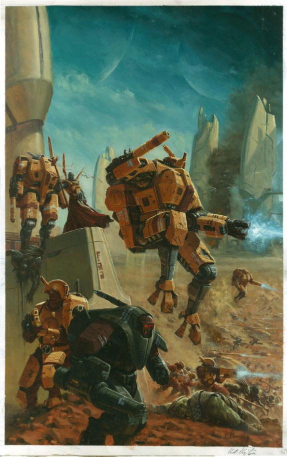 Karl Kopinski - Warhammer 40000, Tau cover
