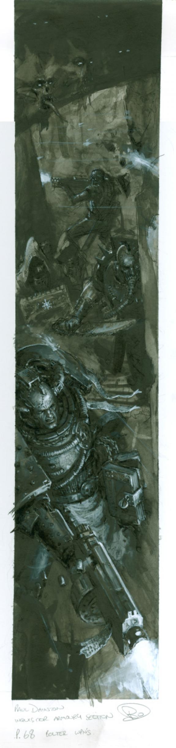 Paul Dainton - Warhammer 40000, Inquisitor armoury section