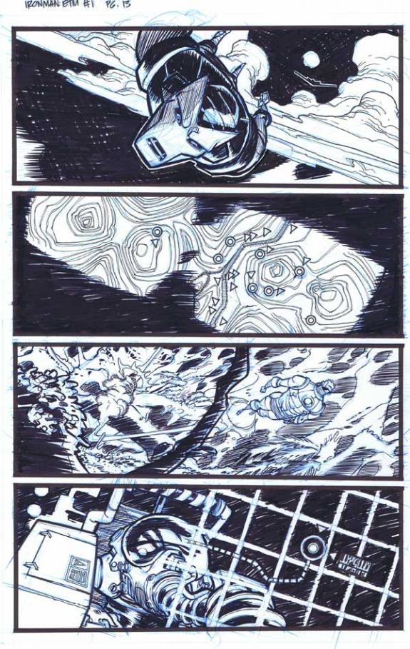 Eric Canete - Iron Man , Enter the Mandarin #1, Page 13