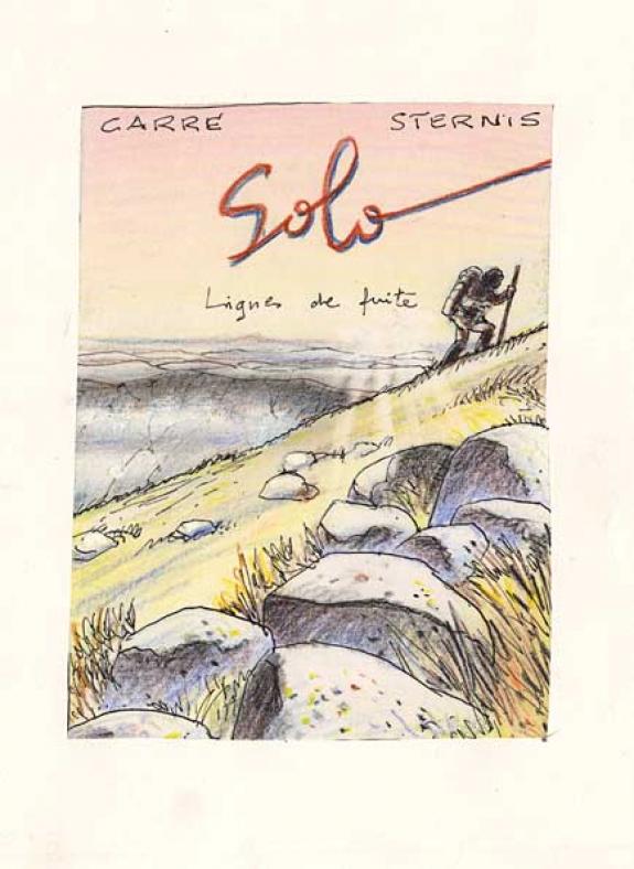 Philippe Sternis - Solo, Ligne de fuite, projet de couvertur