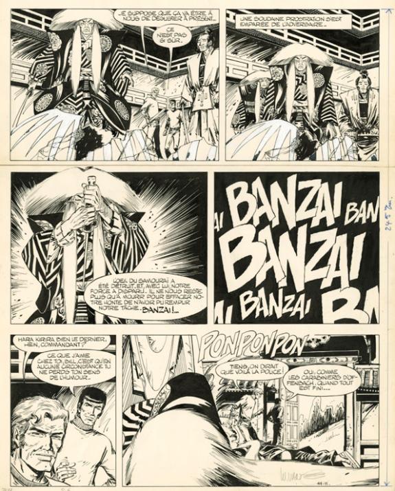William Vance - Bob Morane, L'oeil du samoura&iuml;, planche 44