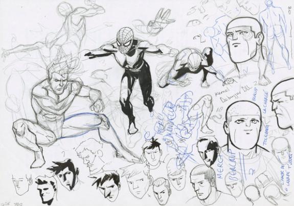 Marcial Toledano - Ken games, Feuille, Personnages + spiderm