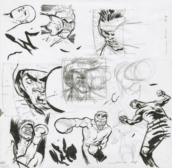 Marcial Toledano - Ken games, Feuille, Boxe, coin d&eacute;chir&eacute;