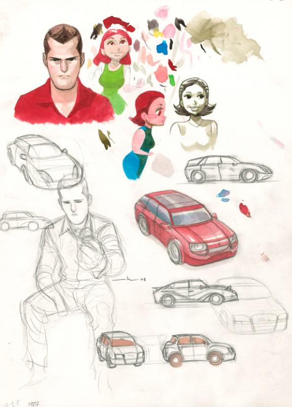 Marcial Toledano - Ken games, Feuille, Personnage et voiture