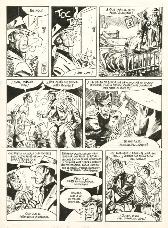 Jordi Bernet - Torpedo, Cuba, Planche n&deg;8