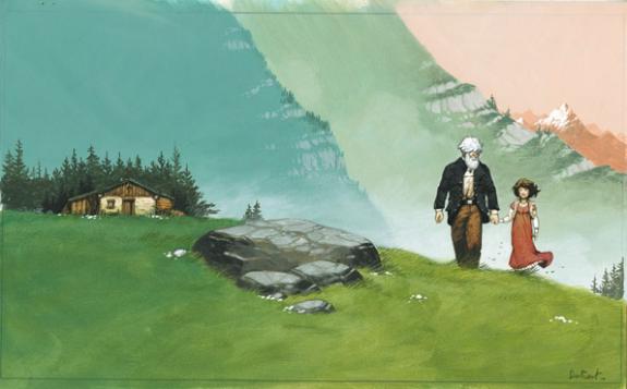 Vincent Dutrait - Heidi, illustration - Heidi