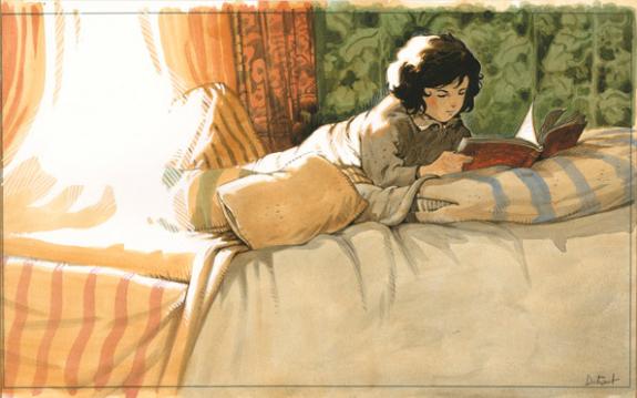 Vincent Dutrait - Heidi, illustration - Heidi