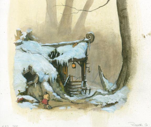 Rapha&euml;l Grosjean - Le Guide du Lutin Voyageur, Lutin devant 