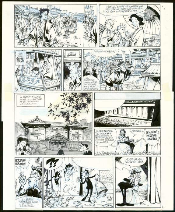 Jos&eacute; Luis Munuera - Spirou et Fantasio, Spirou &agrave; Tokyo, Plan