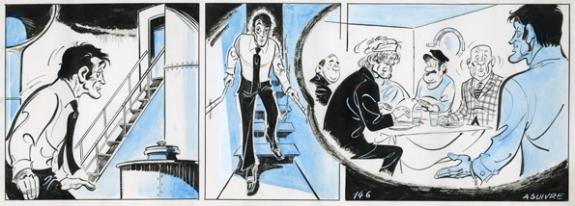 Henry Blanc - Les aventures du commissaire San-Antonio, Stri