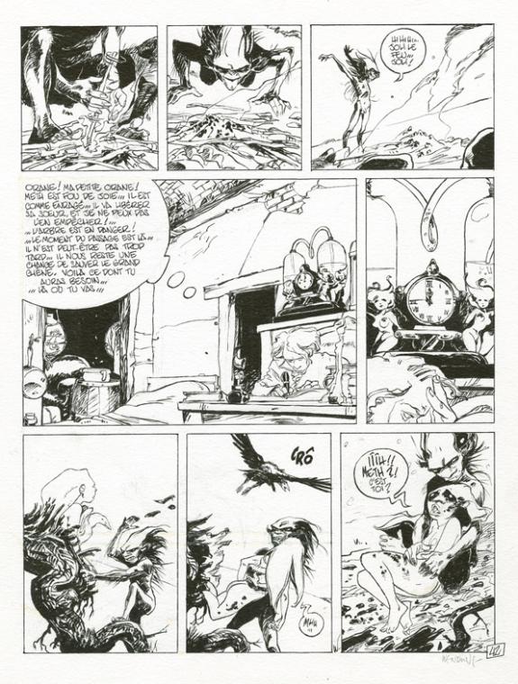 Claire Wendling - Les lumi&egrave;res de l'Amalou, Le pantin, Planc
