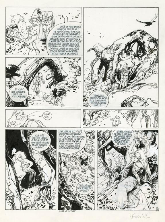 Claire Wendling - Les lumi&egrave;res de l'Amalou, Le village tordu