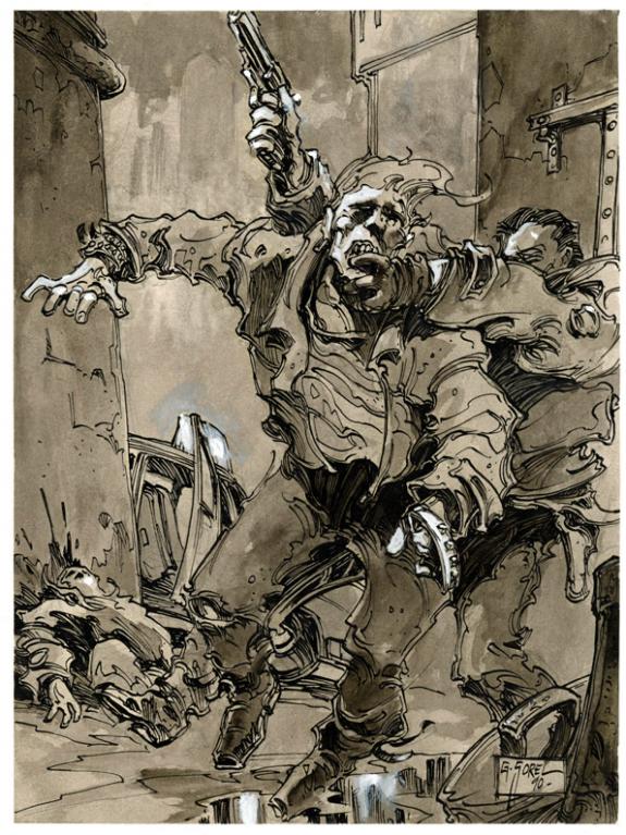 Guillaume Sorel - illustration pour jeu de r&ocirc;le oriflam
