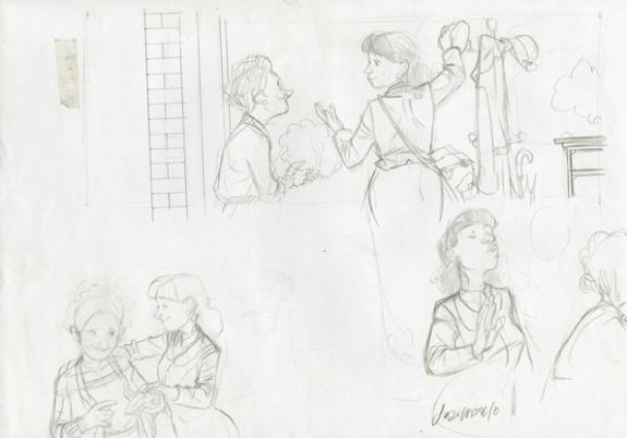 Jordi Lafebre - Lydie, Discussion de femmes