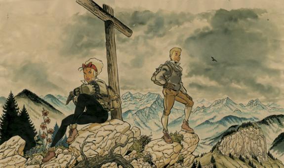 F&eacute;lix Meynet - Double M, Le chamois blanc, Jaquette &eacute;dit&eacute;e p