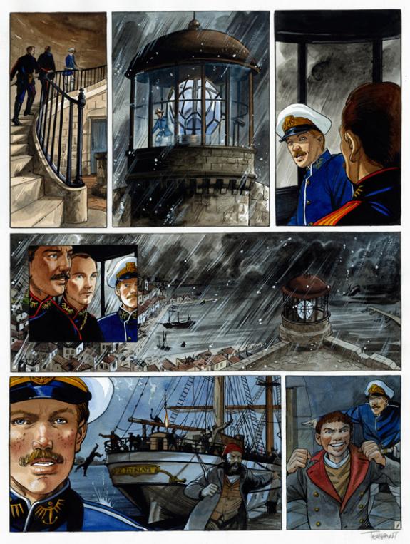 Jacques Terpant - Sept cavaliers, Le prix du sang, Planche 7