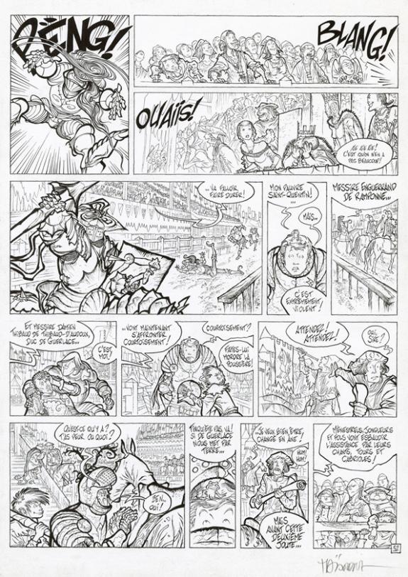Bruno Maïorana - Garulfo, Preux et prouesses, Planche 32