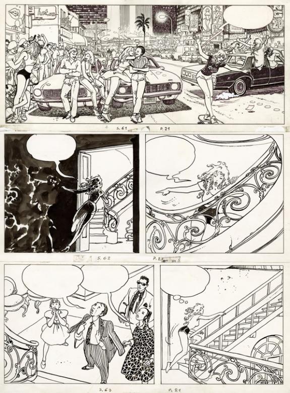 Milo Manara - Le parfum de l'invisible, Tome 1, Planche 21 -