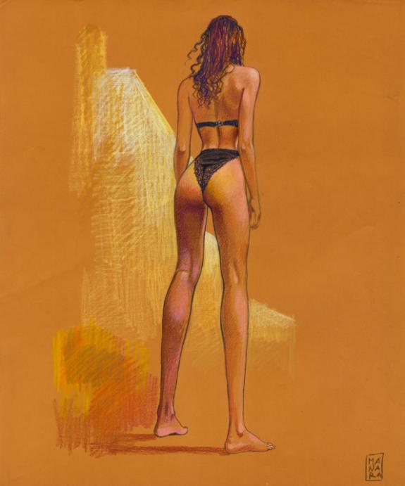 Milo Manara - Femme debout