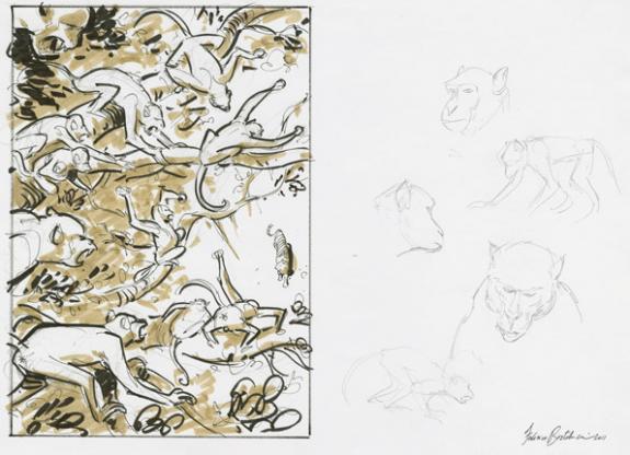 Federico Bertolucci - Love, Le Tigre, recherche cases singes